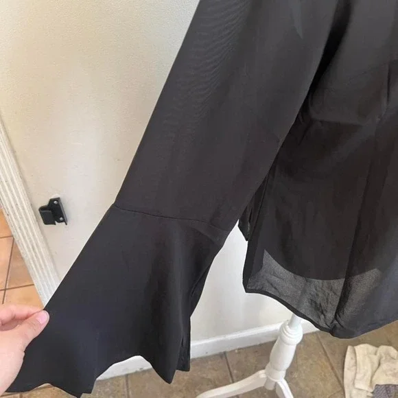 Killstar serpents den button up blouse flare sleeve whimsygoth - Picture 3 of 3